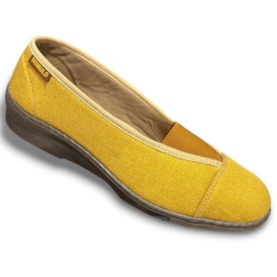 Romulo Casual Textil Mostaza Mujer Ref 3014